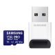 SAMSUNG memóriakártya 128GB (microSDXC PRO Plus - CLASS 10, UHS-1, U3, V30, A2, R180/W130) + USB kártyaolvasó