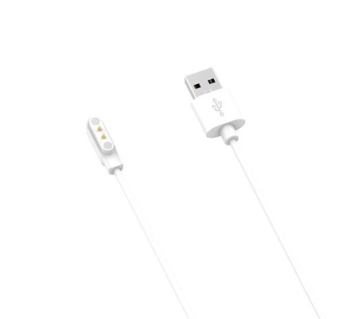 Töltőkábel USB (mágneses, 100cm) FEHÉR