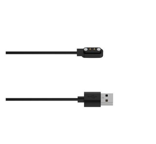 Töltőkábel USB (mágneses, 100cm) FEKETE