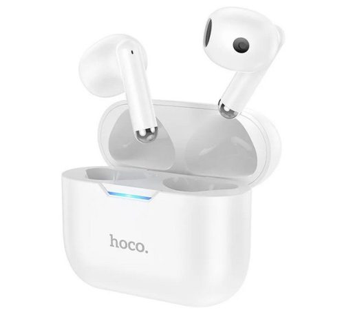 HOCO EW34 bluetooth fülhallgató SZTEREO (v5.3, TWS, mikrofon + töltőtok) FEHÉR