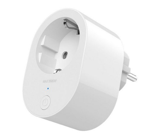 XIAOMI MI SMART PLUG2 EU hálózati konnektor (230V/16A, időzítő, WiFi, hangvezérlés, Google Assistant) FEHÉR