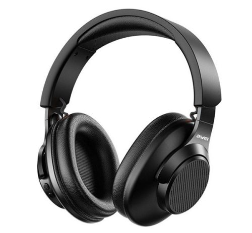 AWEI A997 PRO bluetooth fejhallgató SZTEREO (v5.3, mikrofon, aktív zajszűrő + 3.5mm jack kábel) FEKETE