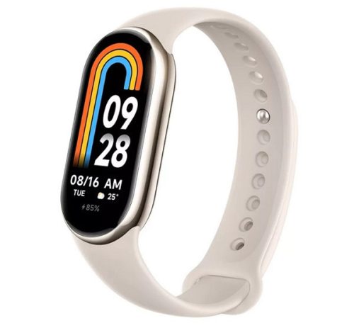 XIAOMI Smart Band 8 bluetooth okoskarkötő (v5.3, aktivitásmérő, alvásmonitor, 120 sport mód, vízálló, 5 ATM) PEZSGŐ