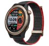 AMAZFIT CHEETAH PRO okosóra (nylon szíj, vízálló, 5 ATM, aktivitásmérő, GPS, MaxTrack, BioTracker, 22mm) FEKETE