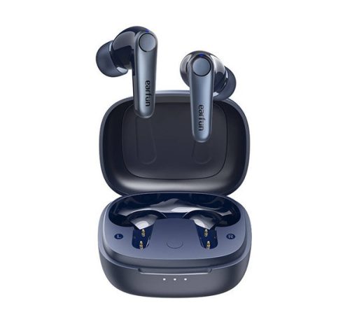 EARFUN AIR PRO 3 bluetooth fülhallgató SZTEREO (v5.3, TWS, mikrofon, aktív zajszűrő, IPX5 vízálló + töltőtok) SÖTÉTKÉK