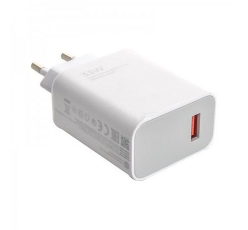 XIAOMI MDY-14-EL hálózati töltő USB aljzat (33W, PD gyorstöltő) FEHÉR