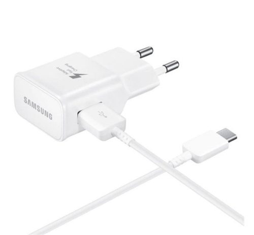 SAMSUNG hálózati töltő USB aljzat (10W + EP-DW767JWE microUSB, 100cm kábel) FEHÉR