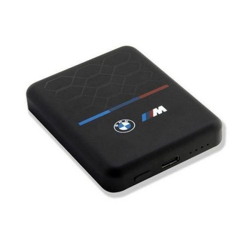 BMW M vésztöltő Type-C aljzat (5000mAh, 15W, MagSafe) FEKETE