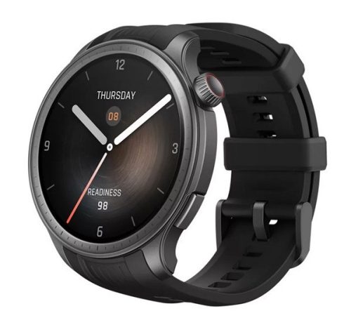 AMAZFIT BALANCE okosóra (szilikon szíj, aktivitásmérő, GPS, vízálló, 5 ATM, NFC) FEKETE