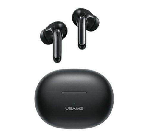 USAMS X-DON bluetooth fülhallgató SZTEREO (v5.3, TWS, mikrofon, zajszűrő + töltőtok) FEKETE