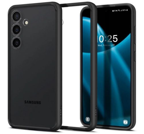 SPIGEN ULTRA HYBRID műanyag telefonvédő (ütésállóság, légpárnás keret) ÁTLÁTSZÓ/FEKETE