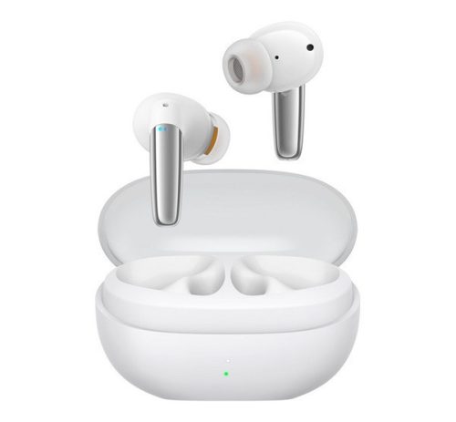 JOYROOM JBUDS bluetooth fülhallgató SZTEREO (v5.3, TWS, mikrofon, zajszűrő, IPX4, cseppálló + töltőtok) FEHÉR