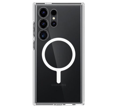 SPIGEN ULTRA HYBRID MAG műanyag telefonvédő (ütésállóság, légpárnás keret, MagSafe) ÁTLÁTSZÓ