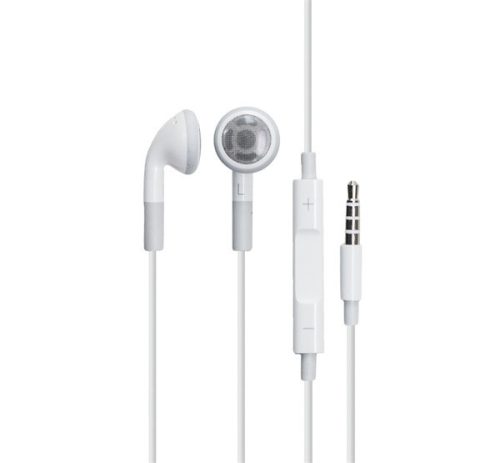 APPLE fülhallgató SZTEREO (3.5mm jack, felvevő gomb) FEHÉR