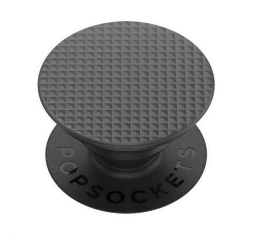 POPSOCKETS telefontartó (készülékre ragasztható, többfunkciós, 3D) FEKETE