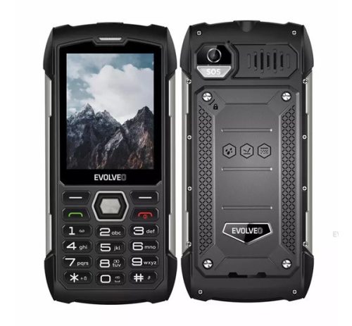 EVOLVEO Strongphone H1 mobiltelefon (Dualsim) FEKETE/EZÜST