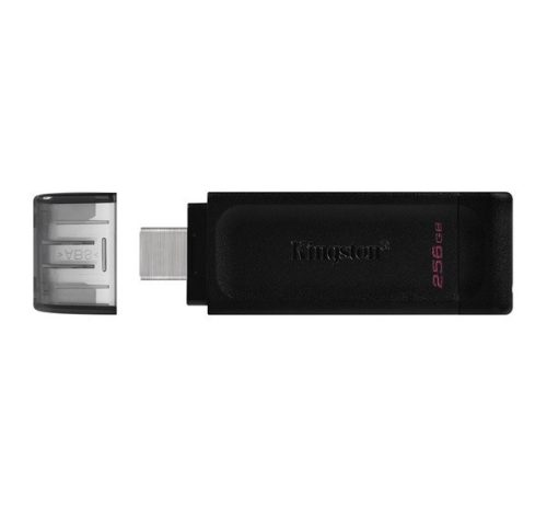 KINGSTON DT 70 pendrive/USB Stick (Type-C 3.2, Gen 1) 256GB FEKETE