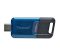 KINGSTON DT 80 M pendrive/USB Stick (Type-C 3.2, Gen 1) 128GB SÖTÉTKÉK