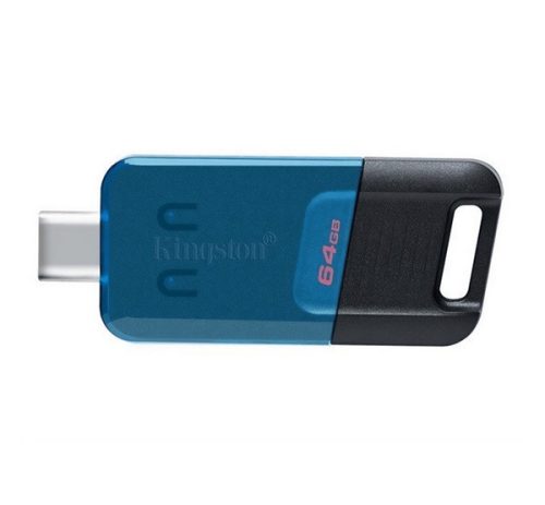 KINGSTON DT 80 M pendrive/USB Stick (Type-C 3.2, Gen 1) 64GB SÖTÉTKÉK