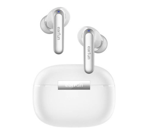 EARFUN AIR 2 bluetooth fülhallgató SZTEREO (v5.3, TWS, mikrofon, zajszűrő, IPX7 vízálló + töltőtok) FEHÉR