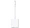 APPLE adapter kábel (USB 3.0+lightning aljzat - lightning, 12cm) fehér