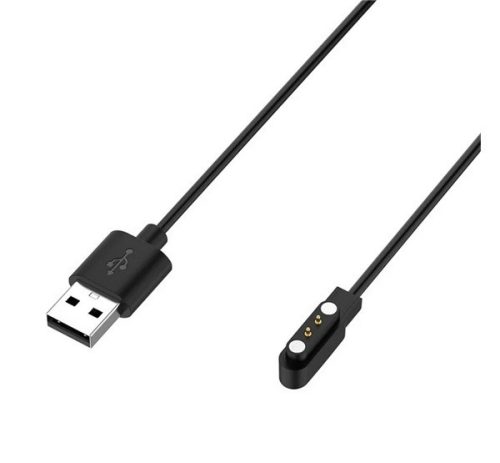 Töltőkábel USB (mágneses, 120cm) FEKETE