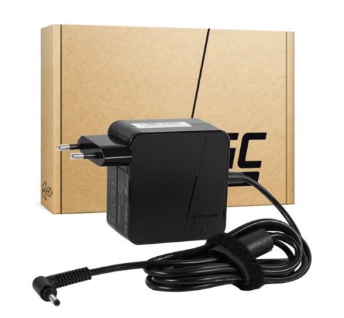 GREEN CELL töltő és AC adapter (19V/3.42A, 65W, Asus X553MA kompatibilis) FEKETE