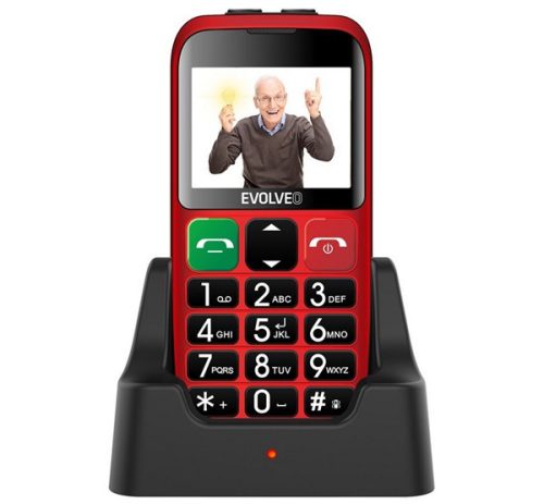 EVOLVEO EP-851 EasyPhone ET mobiltelefon PIROS