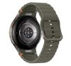 SAMSUNG Galaxy Watch 7 okosóra (eSIM, szilikon csuklópánt, 44mm) SÖTÉTZÖLD