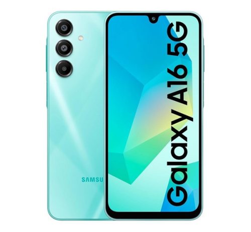 SAMSUNG Galaxy A16 mobiltelefon (5G, 4GB/128GB, Dualsim) VILÁGOSZÖLD