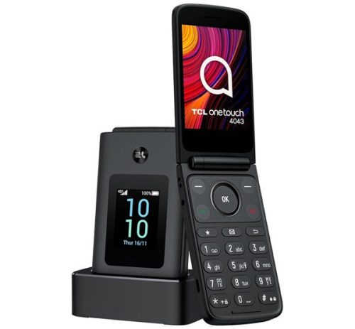 TCL 4043 4G mobiltelefon (Dualsim) SÖTÉTSZÜRKE