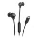 MOTOROLA EARBUDS 3C-s fülhallgató SZTEREO (Type-C, mikrofon, felvevő gomb) FEKETE