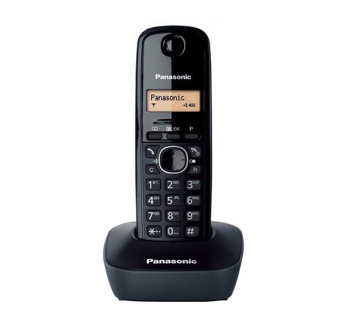 PANASONIC KX-TG1611HGH telefon készülék (vezeték nélküli, DECT) FEKETE