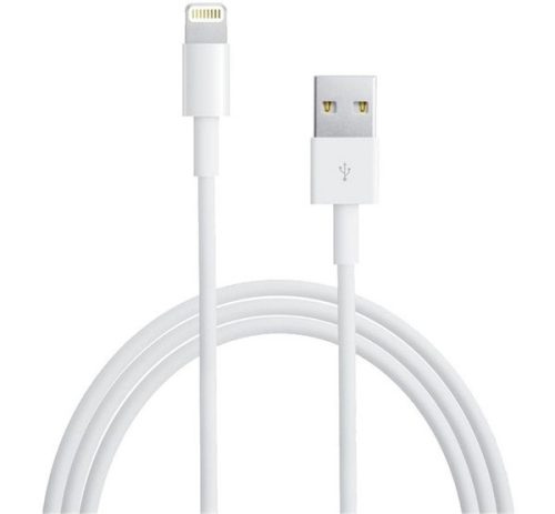 APPLE adatkábel (USB - lightning, 200cm) FEHÉR