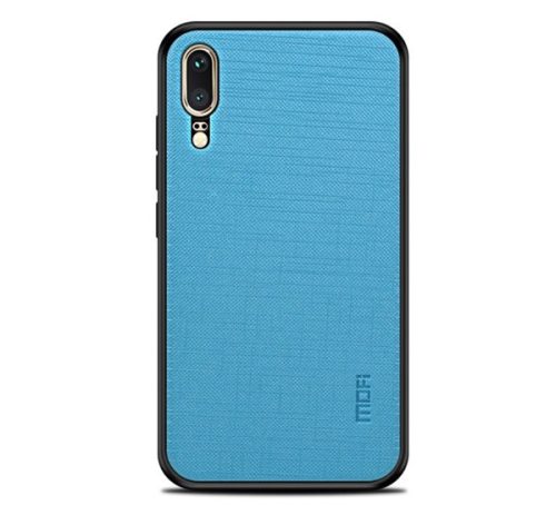 MOFI BRIGHT SHIELD szilikon telefonvédő (textil hátlap) VILÁGOSKÉK