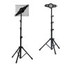 Tripod állvány (univerzális, állítható, 70-140cm magasságban, 7-11") FEKETE