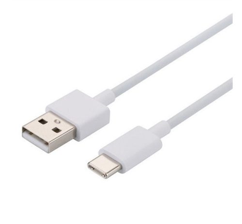 XIAOMI adatkábel (USB - Type-C, 3A, gyorstöltő, 100cm) FEHÉR