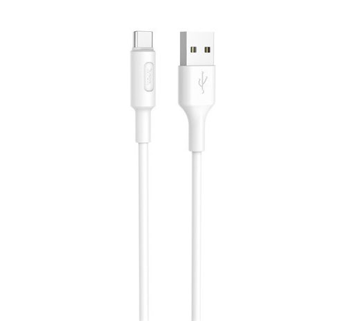 HOCO X25 adatkábel (USB - Type-C, gyorstöltő, 100cm) FEHÉR