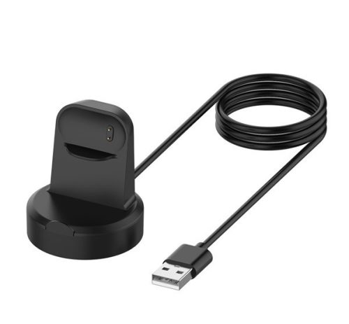 Asztali töltő USB (100cm kábel) FEKETE