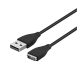 Töltőkábel USB (90cm) FEKETE