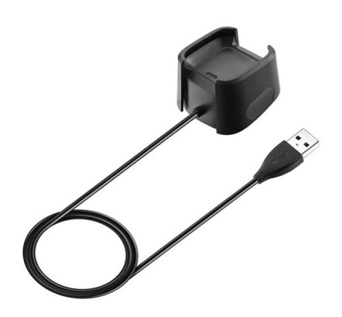 Asztali töltő USB + 1m tápkábel FEKETE