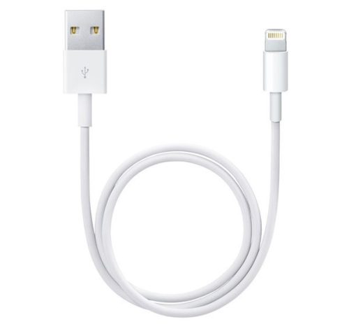 APPLE adatkábel (USB - lightning, 100cm) FEHÉR