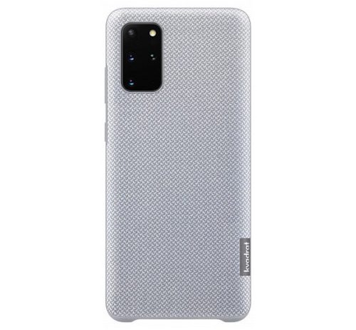 SAMSUNG műanyag telefonvédő (kvadrát textil bevonat) SZÜRKE