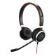 JABRA Evolve 40 MS bluetooth fejhallgató (sztereo, mikrofon, 3.5mm jack csatlakozó, zajszűrő, MS) FEKETE