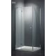 Ferraro 120 szögletes nyílóajtós zuhanykabin, univerzális zuhanytálca nélkül